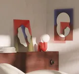 Petite lampe à poser en ceramique et verre Neotenic de Petite Friture
